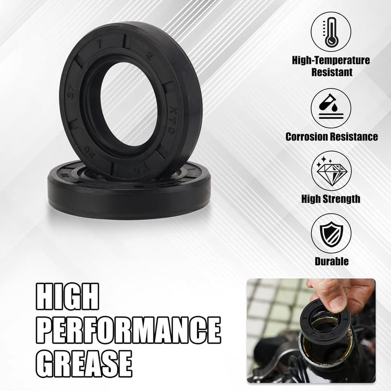 URLWALL 2Pcs Motorcycle Rear Wheel Hub Oil Seal Cap Cover for Sur Ron Light Bee X and S Segway X160 X260 Electric Dirt Bike Surron Accessories (Rear Hub Oil Seal) - Image 5